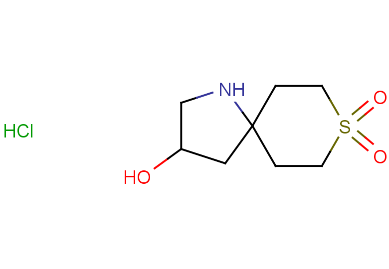 3-hydroxy-8lambda6-thia-1-azaspiro[4.5]decane-8,8-dione hydrochloride