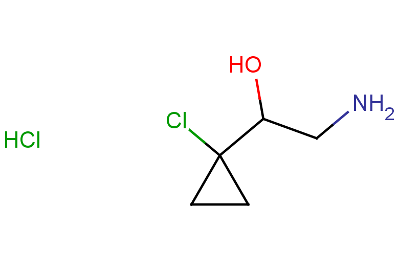 2-amino-1-(1-chlorocyclopropyl)ethan-1-ol hydrochloride