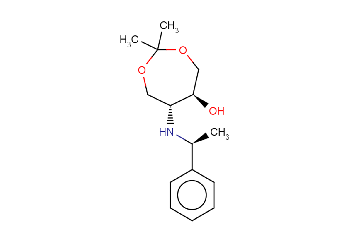 (5RS,6SR)-2,2-dimethyl-6-{[(1S)-1-phenylethyl]amino}-1,3-dioxepan-5-ol