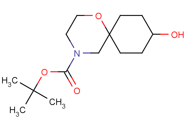 tert-butyl 9-hydroxy-1-oxa-4-azaspiro[5.5]undecane-4-carboxylate, Mixture of diastereomers