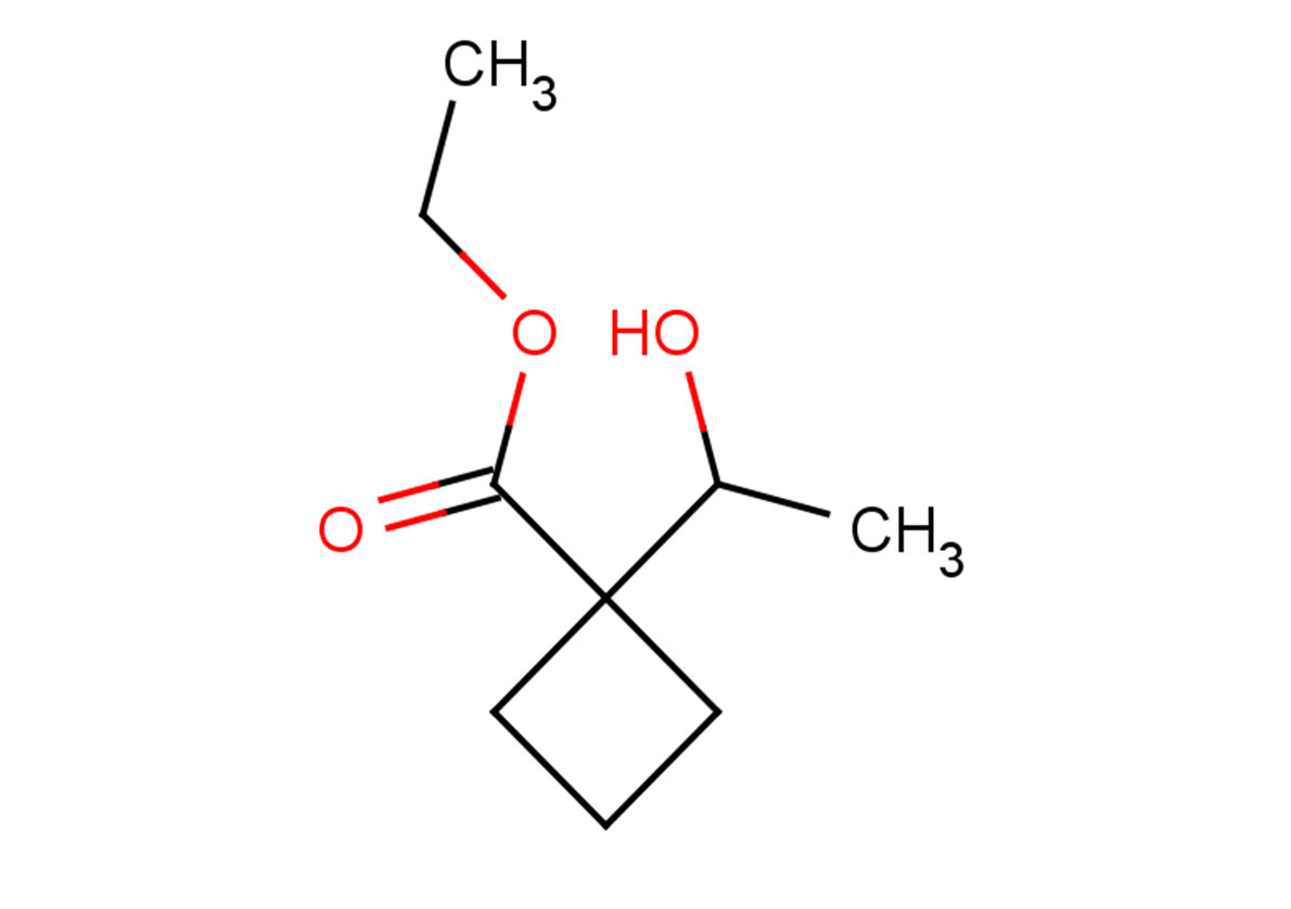 ethyl 1-(1-hydroxyethyl)cyclobutane-1-carboxylate