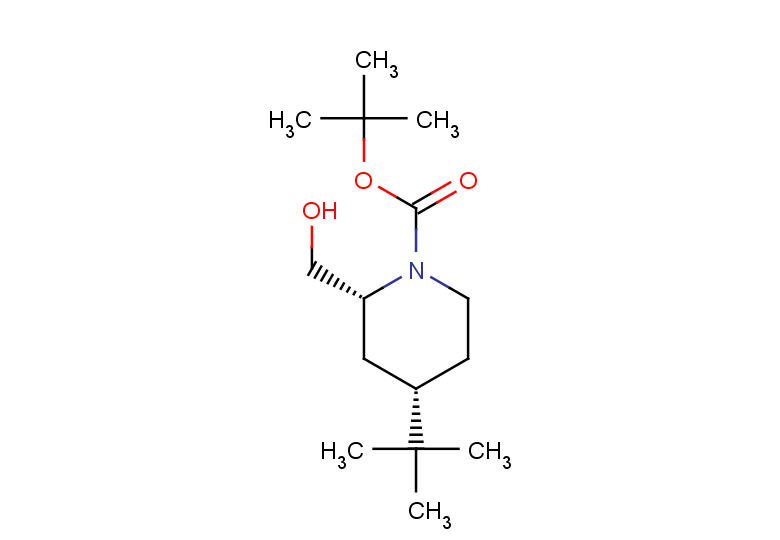 rac-tert-butyl (2R,4S)-4-tert-butyl-2-(hydroxymethyl)piperidine-1-carboxylate, cis