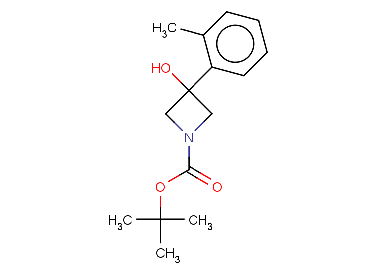 tert-butyl 3-hydroxy-3-(2-methylphenyl)azetidine-1-carboxylate