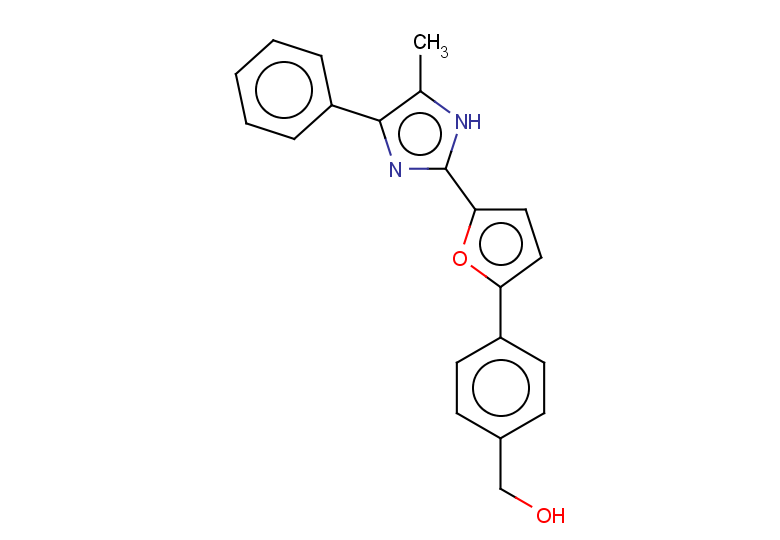 {4-[5-(5-methyl-4-phenyl-1H-imidazol-2-yl)furan-2-yl]phenyl}methanol