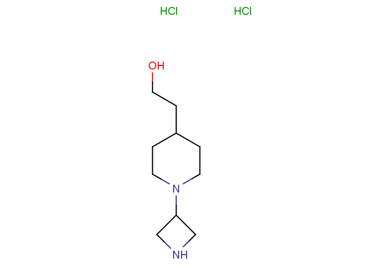 2-[1-(azetidin-3-yl)piperidin-4-yl]ethan-1-ol dihydrochloride