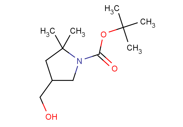 tert-butyl 4-(hydroxymethyl)-2,2-dimethylpyrrolidine-1-carboxylate