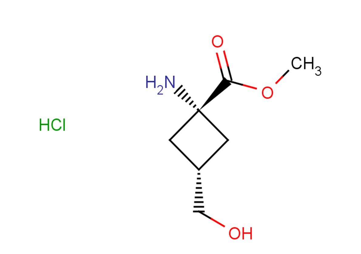 rac-methyl (1s,3s)-1-amino-3-(hydroxymethyl)cyclobutane-1-carboxylate hydrochloride, cis