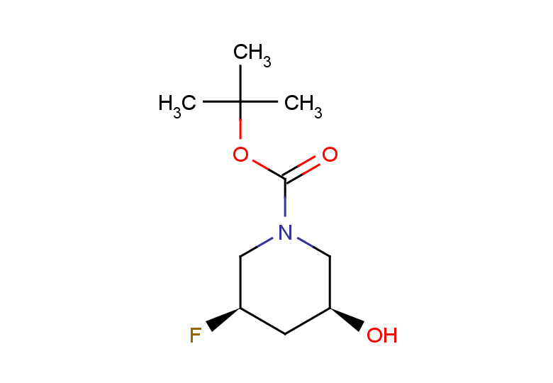 tert-butyl (3R,5S)-3-fluoro-5-hydroxypiperidine-1-carboxylate