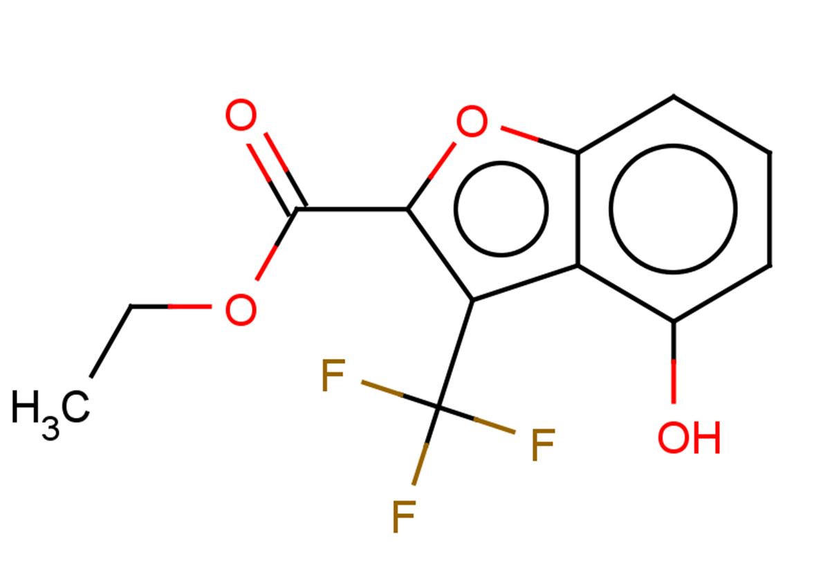 ethyl 4-hydroxy-3-(trifluoromethyl)-1-benzofuran-2-carboxylate