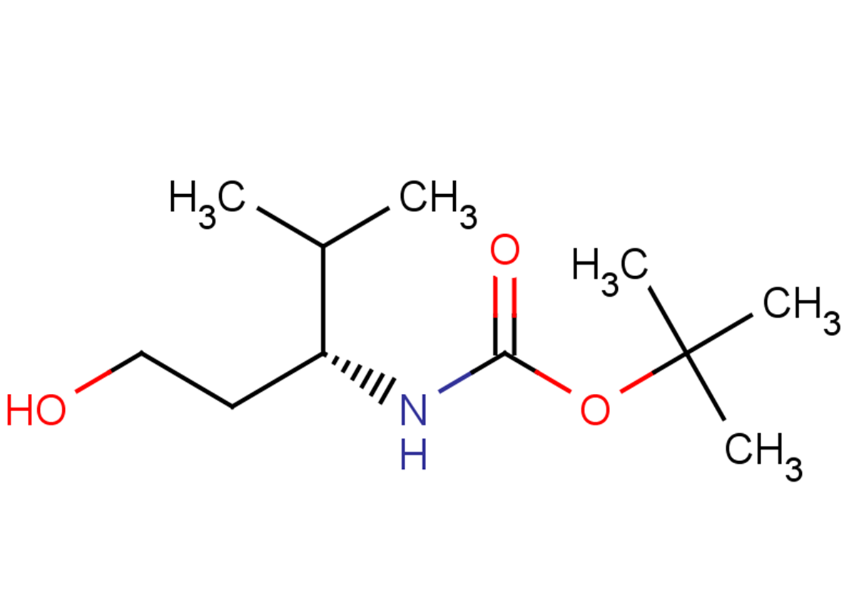 tert-butyl N-[(3R)-1-hydroxy-4-methylpentan-3-yl]carbamate