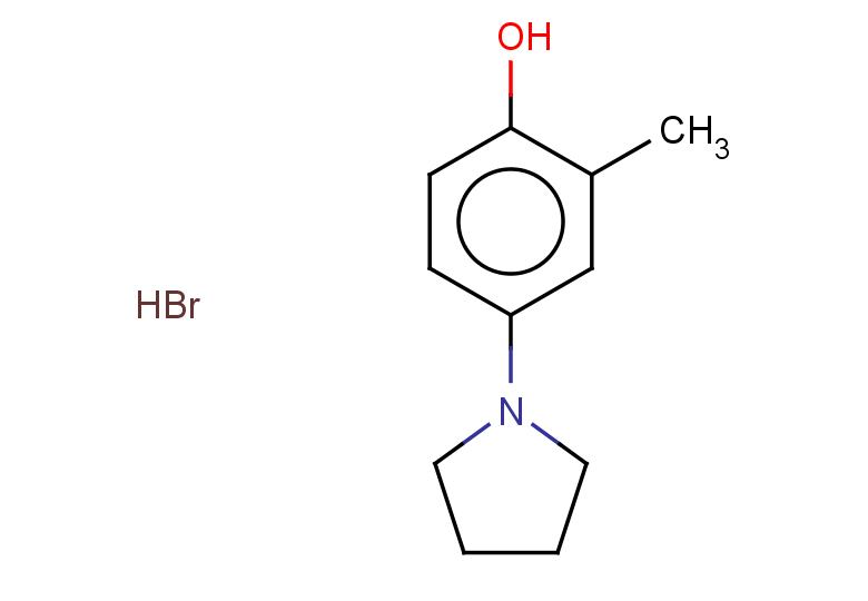 2-methyl-4-(pyrrolidin-1-yl)phenol hydrobromide