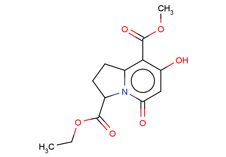 3-ethyl 8-methyl 7-hydroxy-5-oxo-1,2,3,5-tetrahydroindolizine-3,8-dicarboxylate