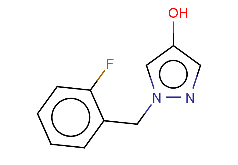 1-[(2-fluorophenyl)methyl]-1H-pyrazol-4-ol