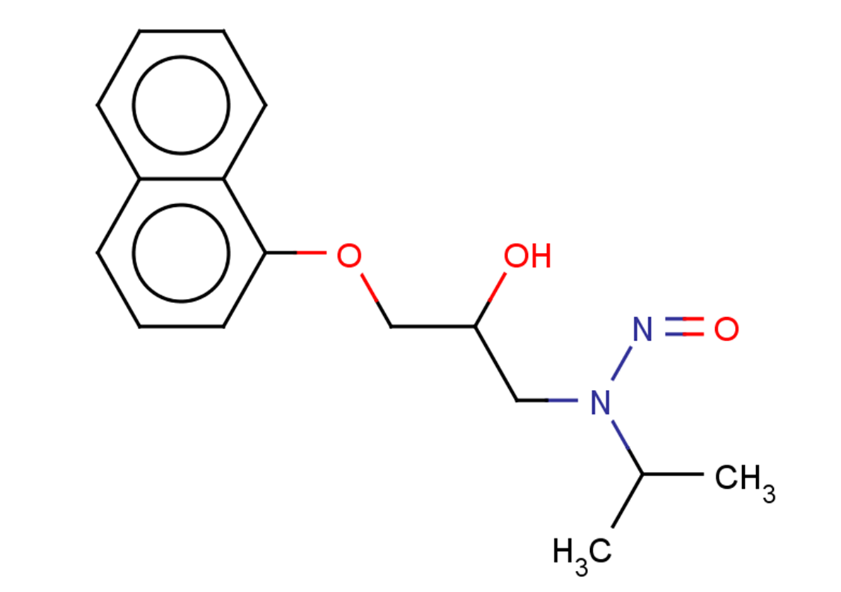 1-(naphthalen-1-yloxy)-3-[nitroso(propan-2-yl)amino]propan-2-ol