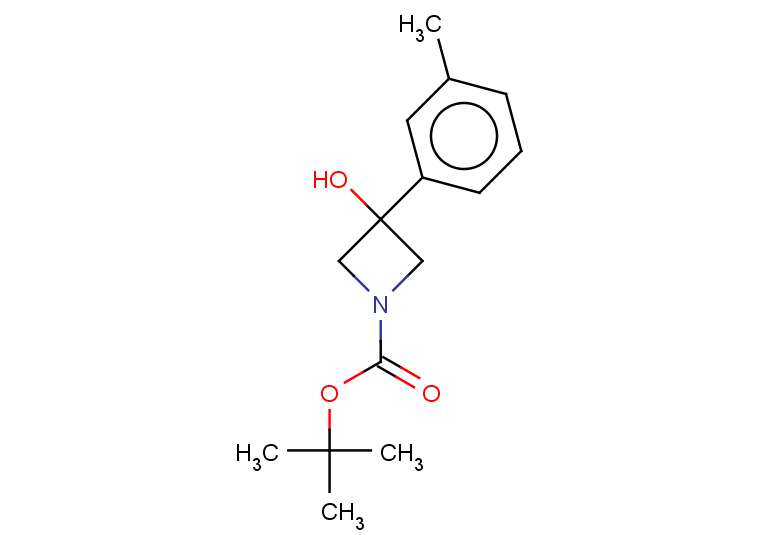 tert-butyl 3-hydroxy-3-(3-methylphenyl)azetidine-1-carboxylate