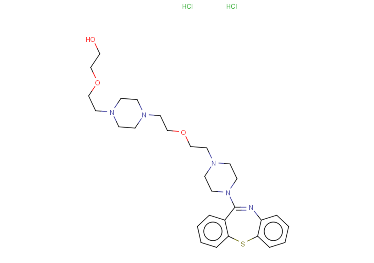 2-[2-(4-{2-[2-(4-{2-thia-9-azatricyclo[9.4.0.0,3,8]pentadeca-1(15),3,5,7,9,11,13-heptaen-10-yl}piperazin-1-yl)ethoxy]ethyl}piperazin-1-yl)ethoxy]ethan-1-ol dihydrochloride