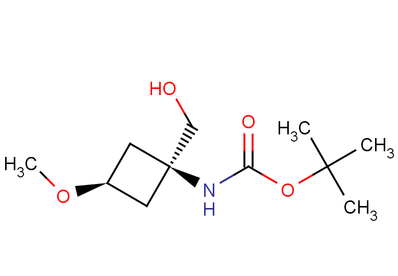 rac-tert-butyl N-[(1s,3s)-1-(hydroxymethyl)-3-methoxycyclobutyl]carbamate, cis