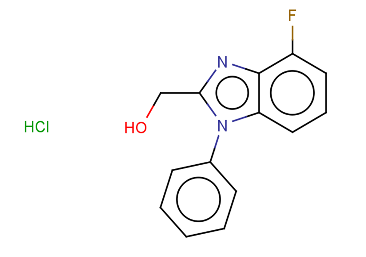 (4-fluoro-1-phenyl-1H-1,3-benzodiazol-2-yl)methanol hydrochloride