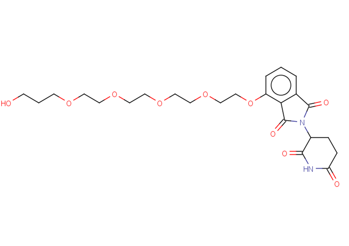 2-(2,6-dioxopiperidin-3-yl)-4-[(15-hydroxy-3,6,9,12-tetraoxapentadecan-1-yl)oxy]-2,3-dihydro-1H-isoindole-1,3-dione