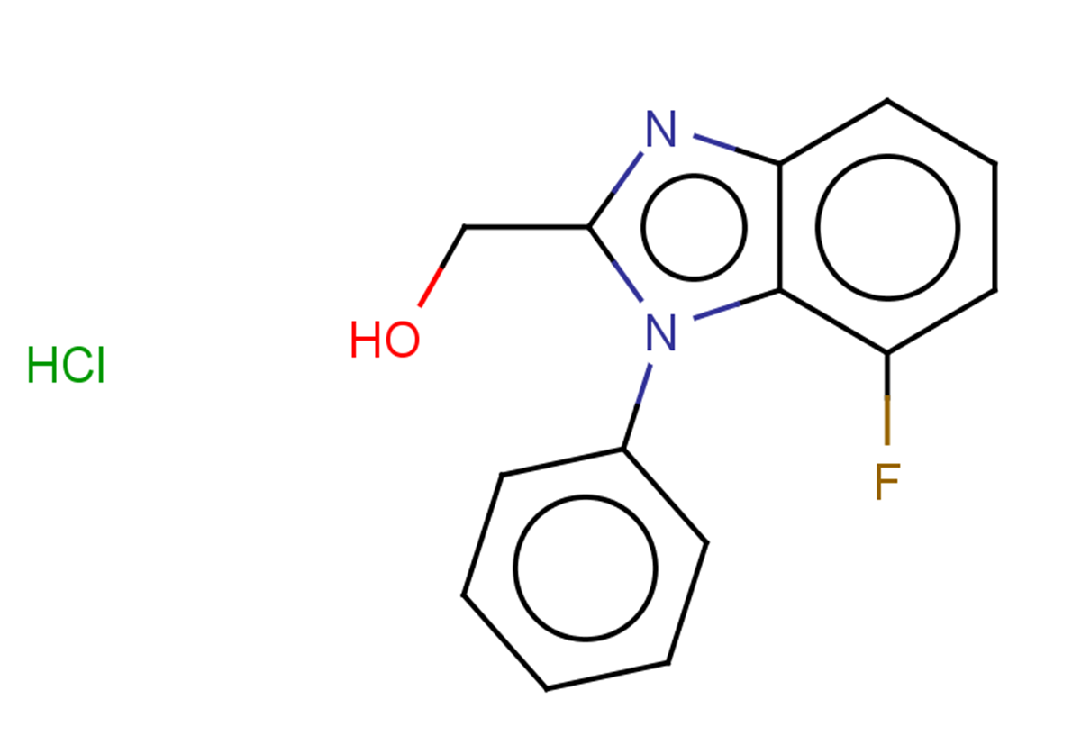 (7-fluoro-1-phenyl-1H-1,3-benzodiazol-2-yl)methanol hydrochloride