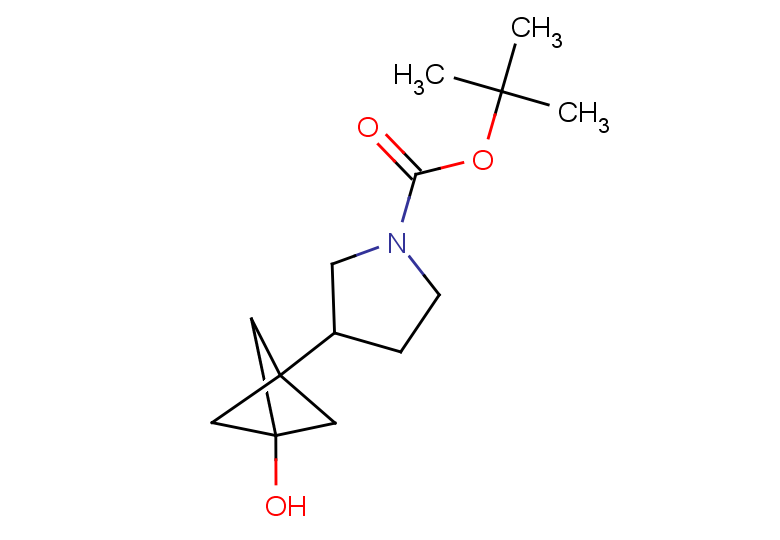 tert-butyl 3-{3-hydroxybicyclo[1.1.1]pentan-1-yl}pyrrolidine-1-carboxylate