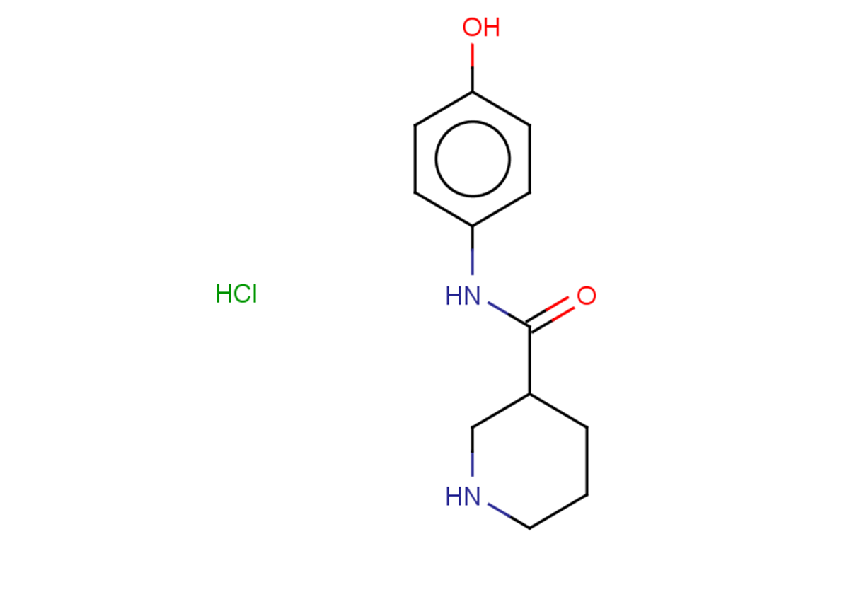 N-(4-hydroxyphenyl)piperidine-3-carboxamide hydrochloride
