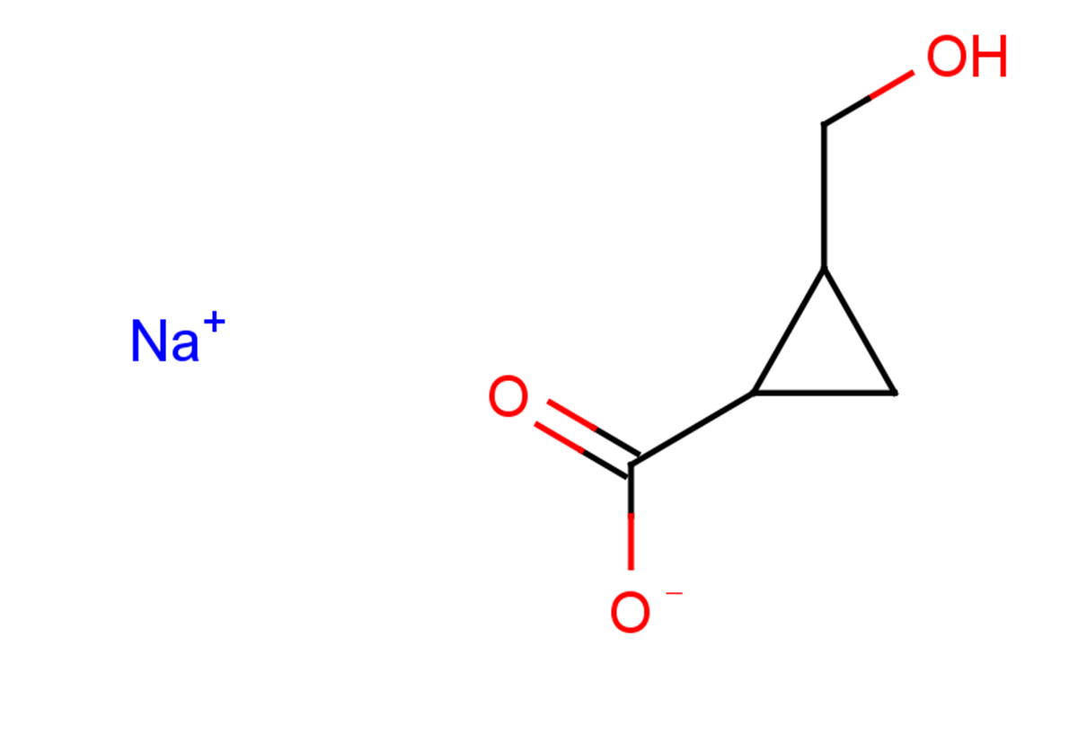 sodium 2-(hydroxymethyl)cyclopropane-1-carboxylate