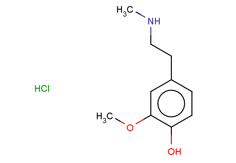 2-methoxy-4-[2-(methylamino)ethyl]phenol hydrochloride