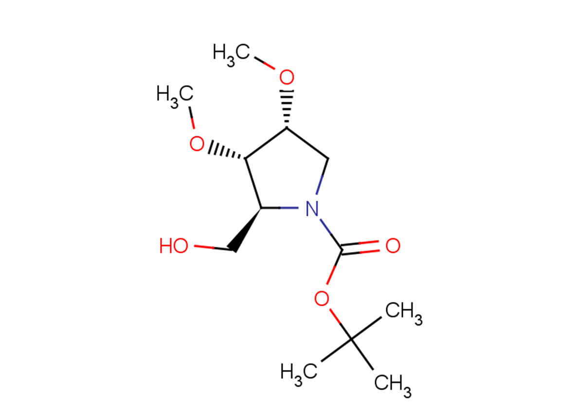 rac-tert-butyl (2R,3R,4S)-2-(hydroxymethyl)-3,4-dimethoxypyrrolidine-1-carboxylate