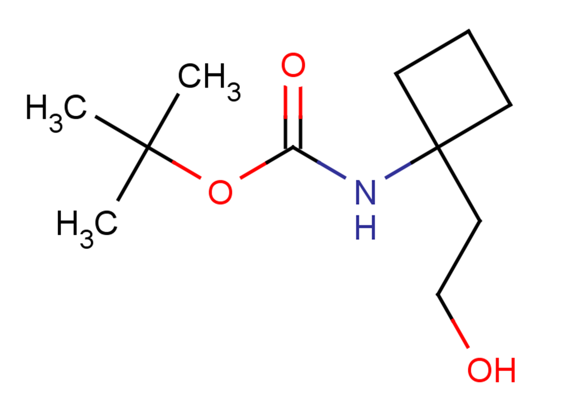 tert-butyl N-[1-(2-hydroxyethyl)cyclobutyl]carbamate