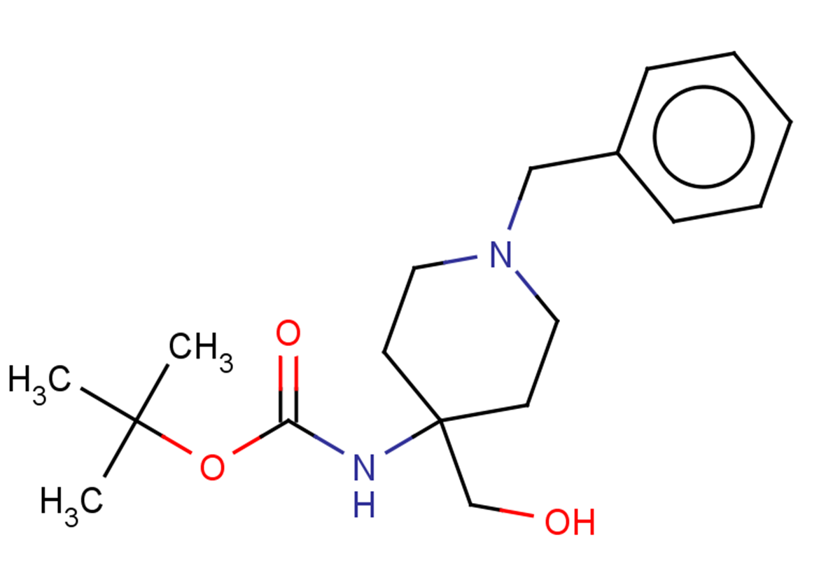 tert-butyl N-[1-benzyl-4-(hydroxymethyl)piperidin-4-yl]carbamate