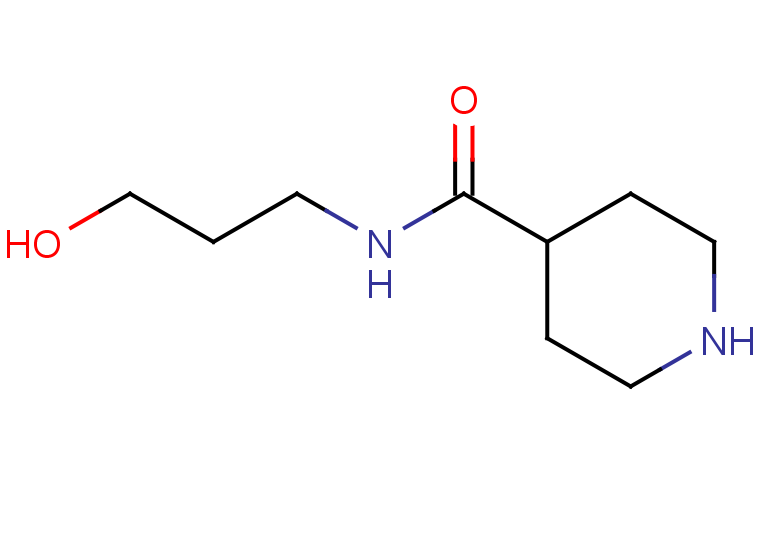 N-(3-hydroxypropyl)piperidine-4-carboxamide