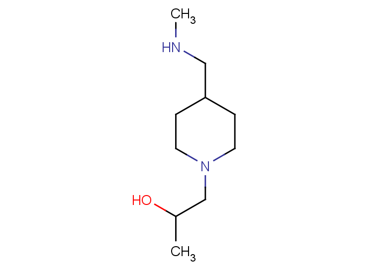 1-{4-[(methylamino)methyl]piperidin-1-yl}propan-2-ol