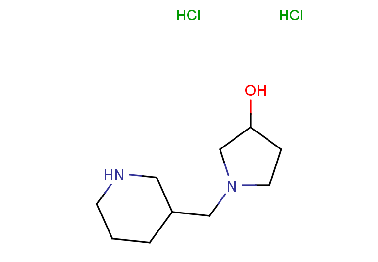 1-[(piperidin-3-yl)methyl]pyrrolidin-3-ol dihydrochloride