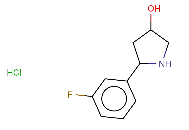 5-(3-fluorophenyl)pyrrolidin-3-ol hydrochloride, Mixture of diastereomers