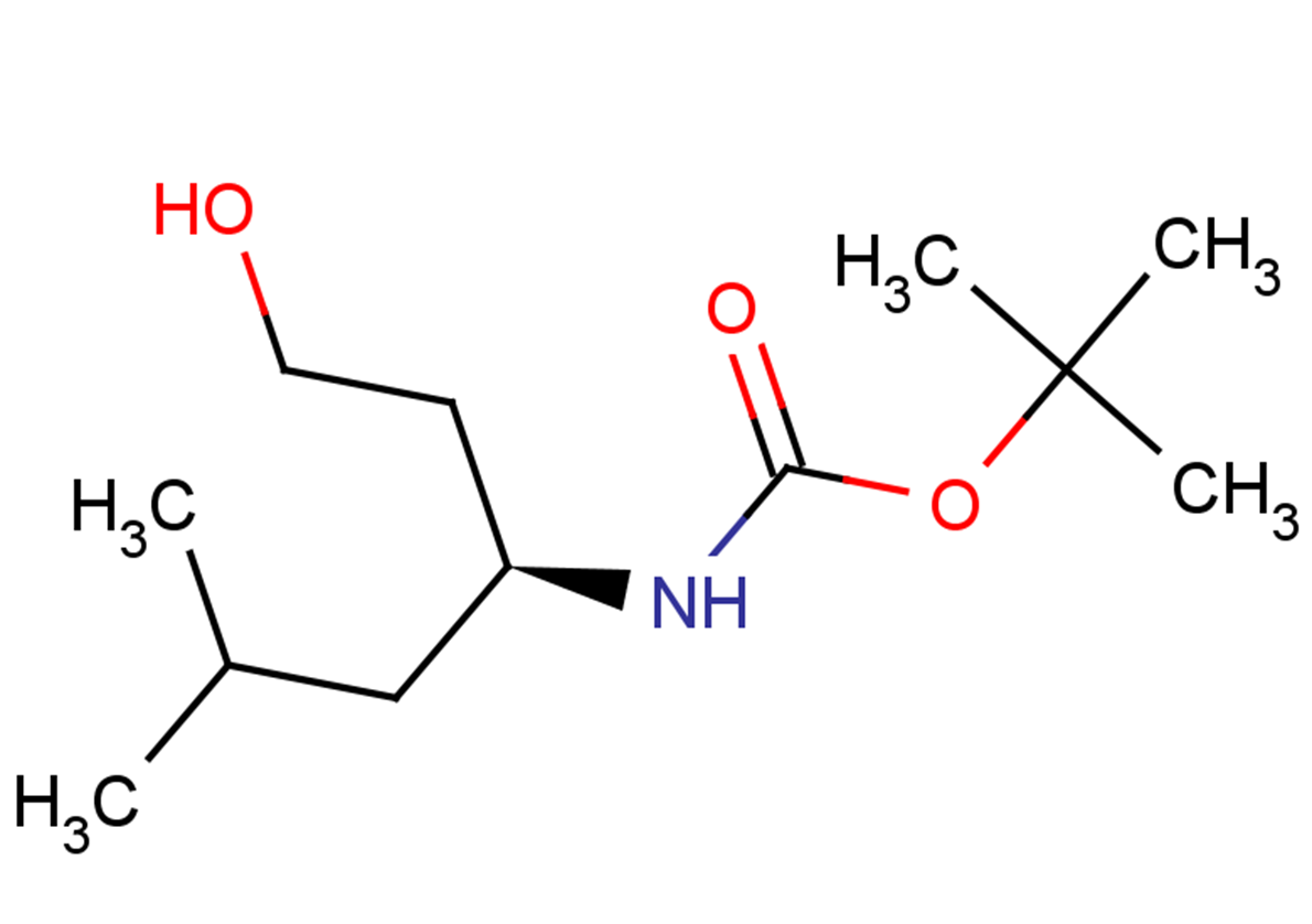tert-butyl N-[(3S)-1-hydroxy-5-methylhexan-3-yl]carbamate