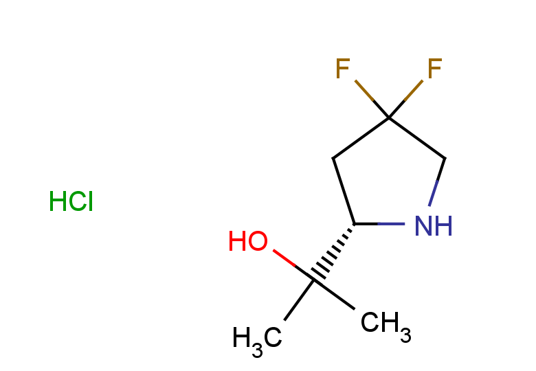 2-[(2S)-4,4-difluoropyrrolidin-2-yl]propan-2-ol hydrochloride