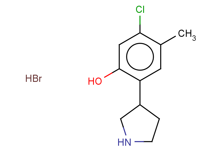 5-chloro-4-methyl-2-(pyrrolidin-3-yl)phenol hydrobromide