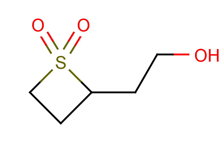 2-(2-hydroxyethyl)-1lambda6-thietane-1,1-dione