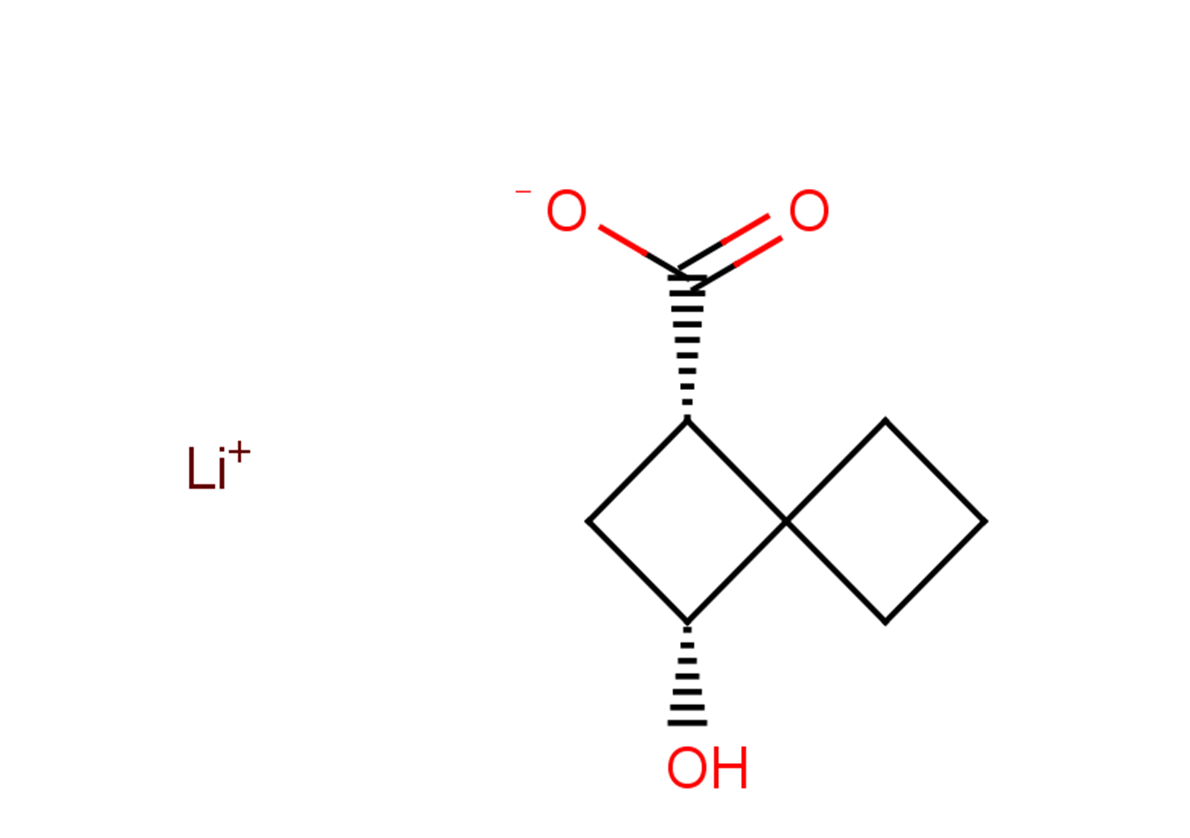 rac-lithium (1R,3S)-3-hydroxyspiro[3.3]heptane-1-carboxylate, cis