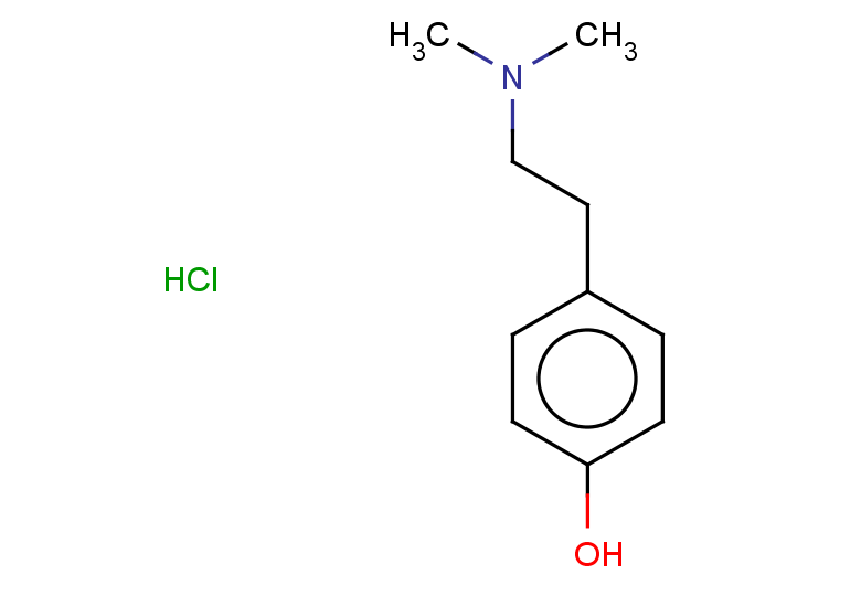 4-[2-(dimethylamino)ethyl]phenol hydrochloride