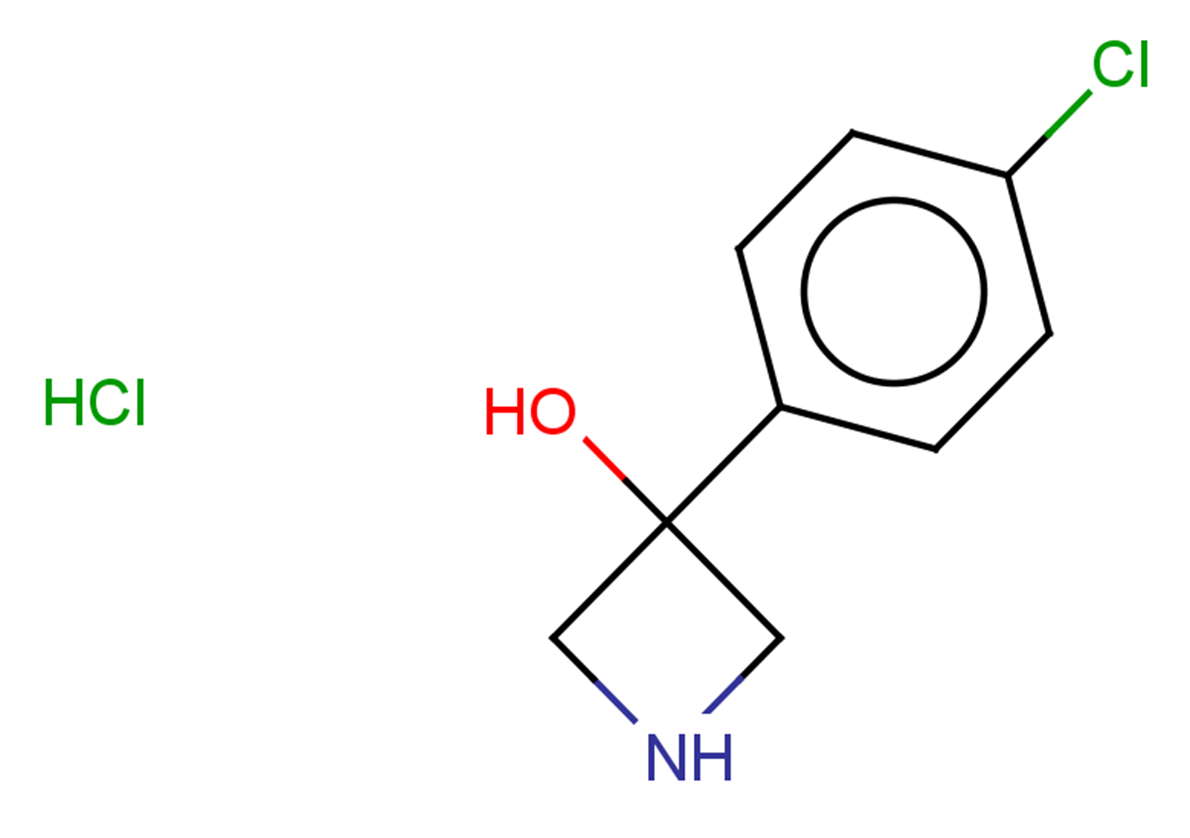 3-(4-chlorophenyl)azetidin-3-ol hydrochloride