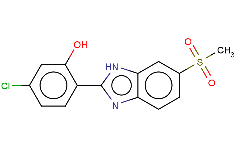 5-chloro-2-(6-methanesulfonyl-1H-1,3-benzodiazol-2-yl)phenol
