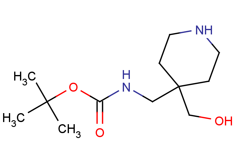 tert-butyl N-{[4-(hydroxymethyl)piperidin-4-yl]methyl}carbamate