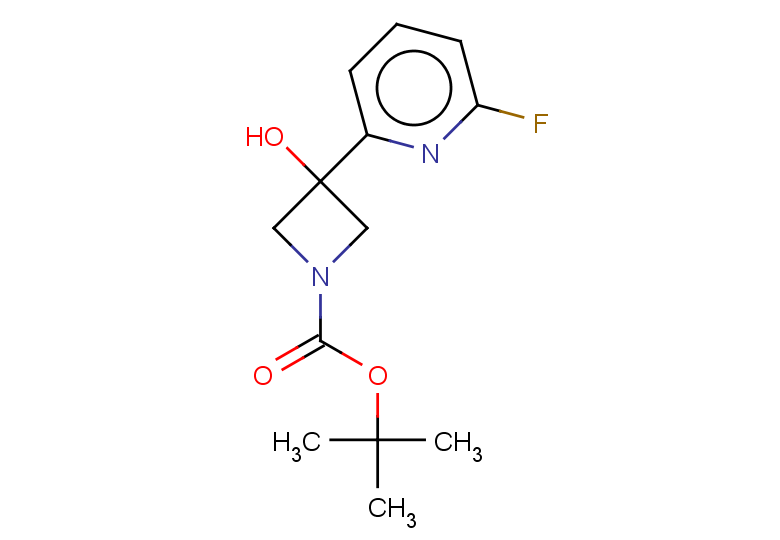 tert-butyl 3-(6-fluoropyridin-2-yl)-3-hydroxyazetidine-1-carboxylate