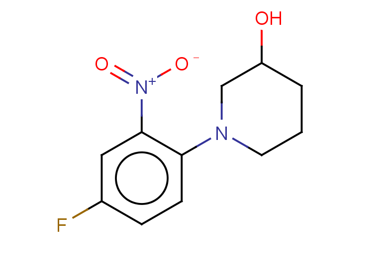 1-(4-fluoro-2-nitrophenyl)piperidin-3-ol