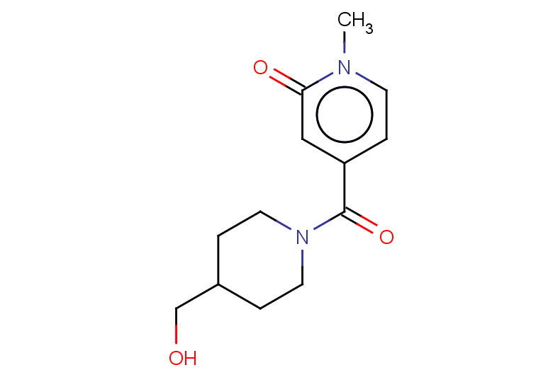 4-[4-(hydroxymethyl)piperidine-1-carbonyl]-1-methyl-1,2-dihydropyridin-2-one