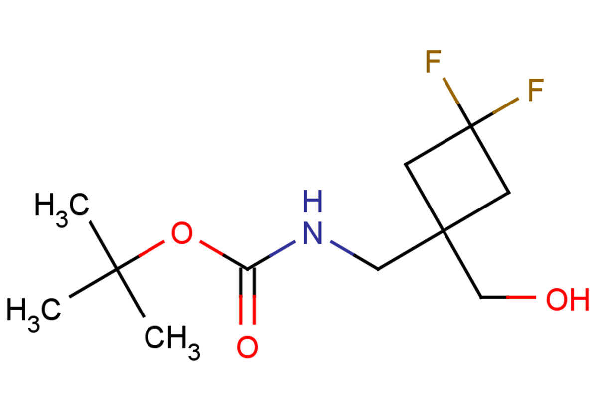 tert-butyl N-{[3,3-difluoro-1-(hydroxymethyl)cyclobutyl]methyl}carbamate