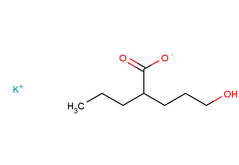 potassium 5-hydroxy-2-propylpentanoate