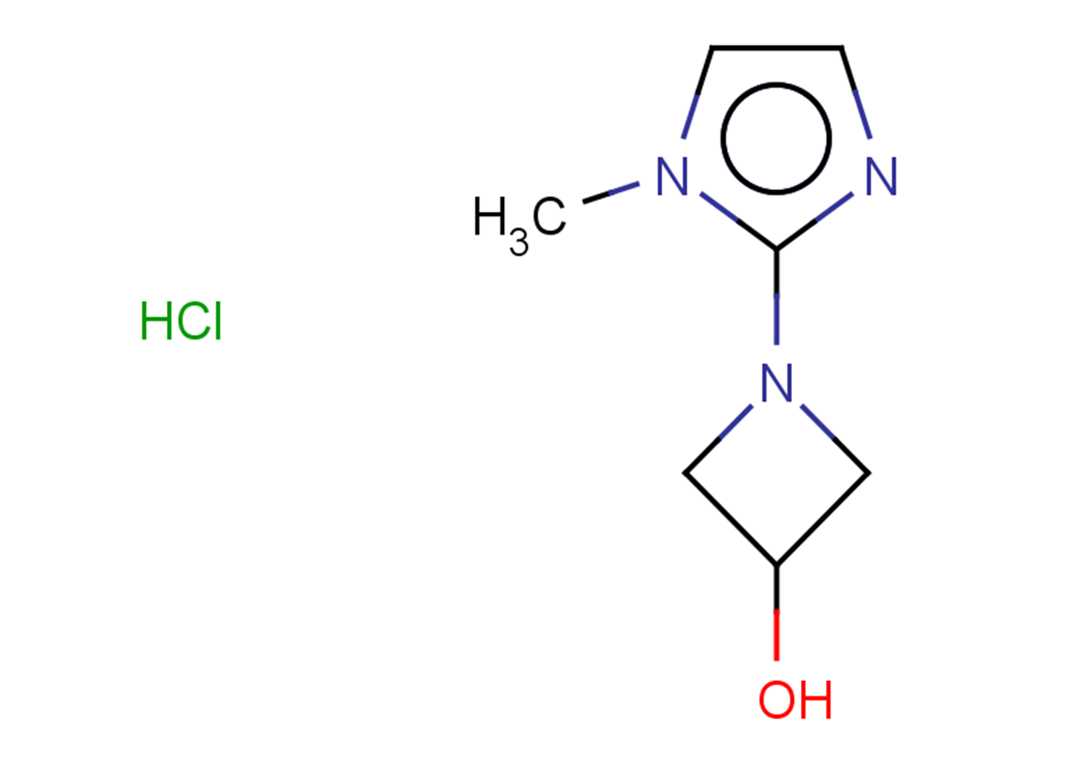 1-(1-methyl-1H-imidazol-2-yl)azetidin-3-ol hydrochloride